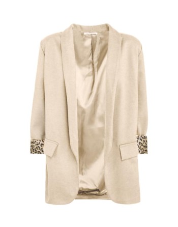 Veste Blazer beige manche...