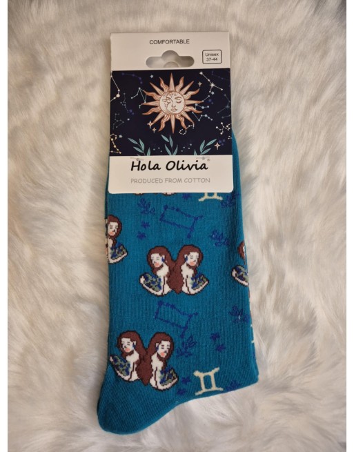 Chaussette hola Olivia signe astro gémeaux