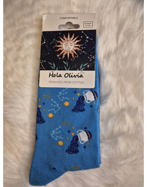 Chaussette hola Olivia signe astro verseau