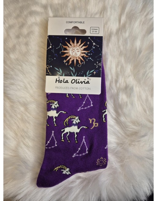 Chaussette hola Olivia signe astro capricorne