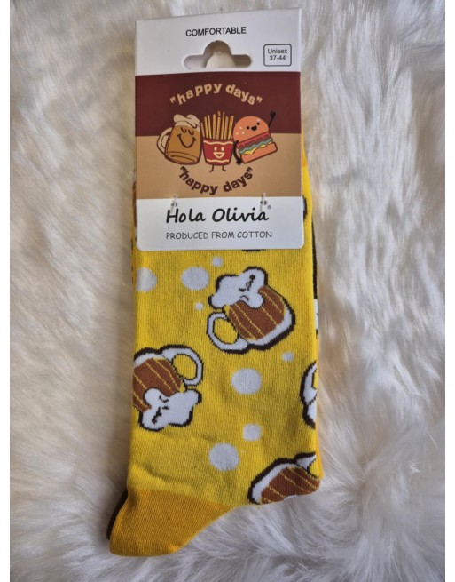 Chaussette hola Olivia Dépareillés bierre